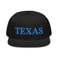 Snapback Hat "1053-0021 Texas (Blue Logo)" - JCBTGlobal