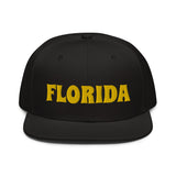 Snapback Hat "1053-0031 Florida (Yellow Logo)" - JCBTGlobal