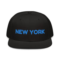 Snapback Hat "1053-0041 New York (Blue Logo)" - JCBTGlobal