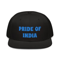 Snapback Hat "1054-0021 India (Blue Logo)" - JCBTGlobal