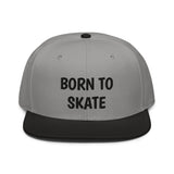 Snapback Hat "1051-0071 Born To Skate (Black Logo)" - JCBTGlobal