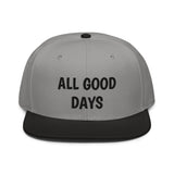 Snapback Hat "1052-0031 All Good Days (Black Logo)" - JCBTGlobal