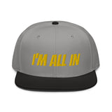 Snapback Hat "1052-0061 I'm All In (Yellow Logo)" - JCBTGlobal