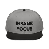 Snapback Hat "1052-0091 Insane Focus (Black Logo)" - JCBTGlobal