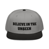 Snapback Hat "1052-0101 Believe In The Unseen (Black Logo)" - JCBTGlobal