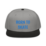 Snapback Hat "1051-0071 Born To Skate (Blue Logo)" - JCBTGlobal