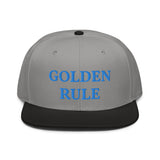 Snapback Hat "1052-0021 Golden Rule (Blue Logo)" - JCBTGlobal