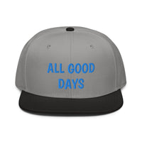 Snapback Hat "1052-0031 All Good Days (Blue Logo)" - JCBTGlobal