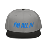 Snapback Hat "1052-0061 I'm All In (Blue Logo)" - JCBTGlobal