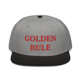 Snapback Hat "2052-0021 Golden Rule (Red Logo)" - JCBTGlobal