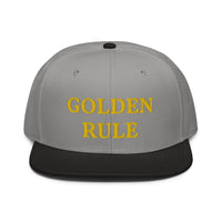 Snapback Hat "2052-0021 Golden Rule (Yellow Logo)" - JCBTGlobal