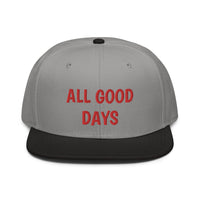 Snapback Hat "2052-0031 All Good Days (Red Logo)" - JCBTGlobal