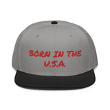 Snapback Hat "2052-0041 Born In The U.S.A. (Red Logo)" - JCBTGlobal