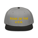 Snapback Hat "2052-0041 Born In The U.S.A. (Yellow Logo)" - JCBTGlobal