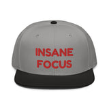 Snapback Hat "2052-0091 Insane Focus (Red Logo)" - JCBTGlobal