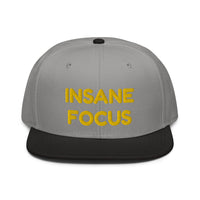 Snapback Hat "2052-0091 Insane Focus (Yellow Logo)" - JCBTGlobal