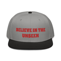 Snapback Hat "2052-0101 Believe In The Unseen (Red Logo)" - JCBTGlobal