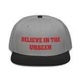 Snapback Hat "2052-0101 Believe In The Unseen (Red Logo)" - JCBTGlobal