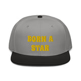 Snapback Hat "2052-0151 Born A Star (Yellow Logo)" - JCBTGlobal