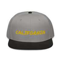 Snapback Hat "1053-0011 California (Yellow Logo)" - JCBTGlobal