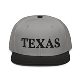 Snapback Hat "1053-0021 Texas (Black Logo)" - JCBTGlobal