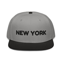 Snapback Hat "1053-0041 New York (Black Logo)" - JCBTGlobal