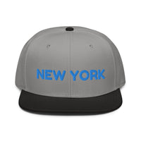 Snapback Hat "1053-0041 New York (Blue Logo)" - JCBTGlobal