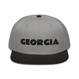 Snapback Hat "1053-0091 Georgia (Black Logo)" - JCBTGlobal