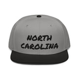 Snapback Hat "1053-0101 North Carolina (Black Logo)" - JCBTGlobal