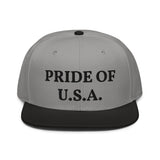 Snapback Hat "1054-0031 U.S.A. (Black Logo)" - JCBTGlobal