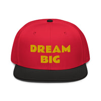 Snapback Hat "1052-0011 Dream Big (Yellow Logo)" - JCBTGlobal