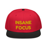 Snapback Hat "1052-0091 Insane Focus (Yellow Logo)" - JCBTGlobal