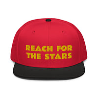 Snapback Hat "1052-0141 Reach For The Stars (Yellow Logo)" - JCBTGlobal