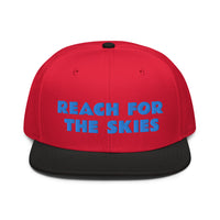 Snapback Hat "1052-0131 Reach For The Skies (Blue Logo)" - JCBTGlobal