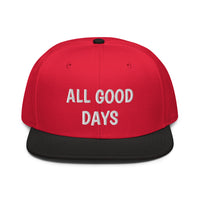 Snapback Hat "2052-0031 All Good Days (White Logo)" - JCBTGlobal