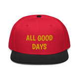 Snapback Hat "2052-0031 All Good Days (Yellow Logo)" - JCBTGlobal