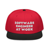 Snapback Hat "2052-0081 Software Engineer At Work (White Logo)" - JCBTGlobal