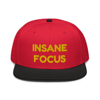 Snapback Hat "2052-0091 Insane Focus (Yellow Logo)" - JCBTGlobal