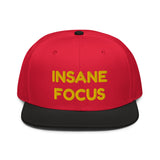 Snapback Hat "2052-0091 Insane Focus (Yellow Logo)" - JCBTGlobal