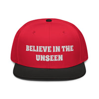 Snapback Hat "2052-0101 Believe In The Unseen (White Logo)" - JCBTGlobal