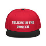 Snapback Hat "2052-0101 Believe In The Unseen (White Logo)" - JCBTGlobal