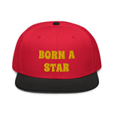 Snapback Hat "2052-0151 Born A Star (Yellow Logo)" - JCBTGlobal