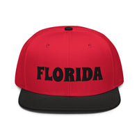 Snapback Hat "1053-0031 Florida (Black Logo)" - JCBTGlobal