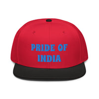 Snapback Hat "1054-0021 India (Blue Logo)" - JCBTGlobal