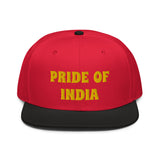 Snapback Hat "1054-0021 India (Yellow Logo)" - JCBTGlobal