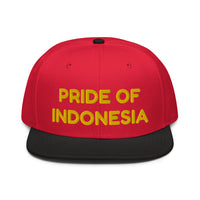 Snapback Hat "1054-0041 Indonesia (Yellow Logo)" - JCBTGlobal