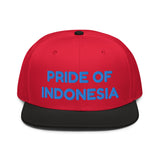 Snapback Hat "1054-0041 Indonesia (Blue Logo)" - JCBTGlobal