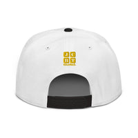 Snapback Hat "2051-0011 Born To Play Soccer (Yellow Logo)" - JCBTGlobal