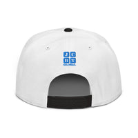 Snapback Hat "1051-0021 Born To Play Baseball (Blue Logo)" - JCBTGlobal