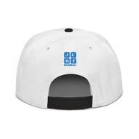 Snapback Hat "1051-0041 Born To Play Soccer (Blue Logo)" - JCBTGlobal